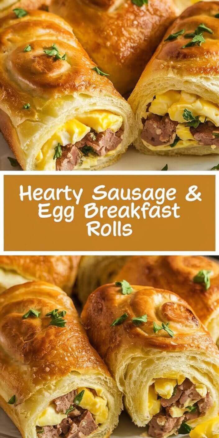 Savory Sausage and Egg Breakfast Rolls Recipe