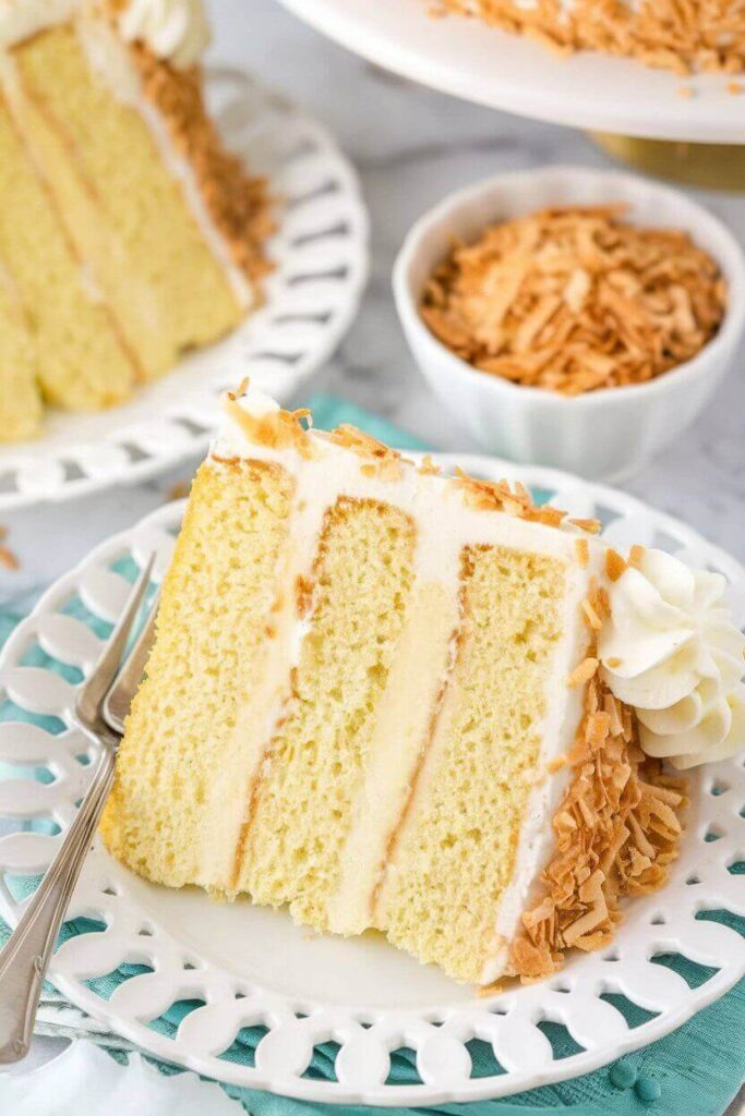 Creamy Coconut Custard Cake Recipe