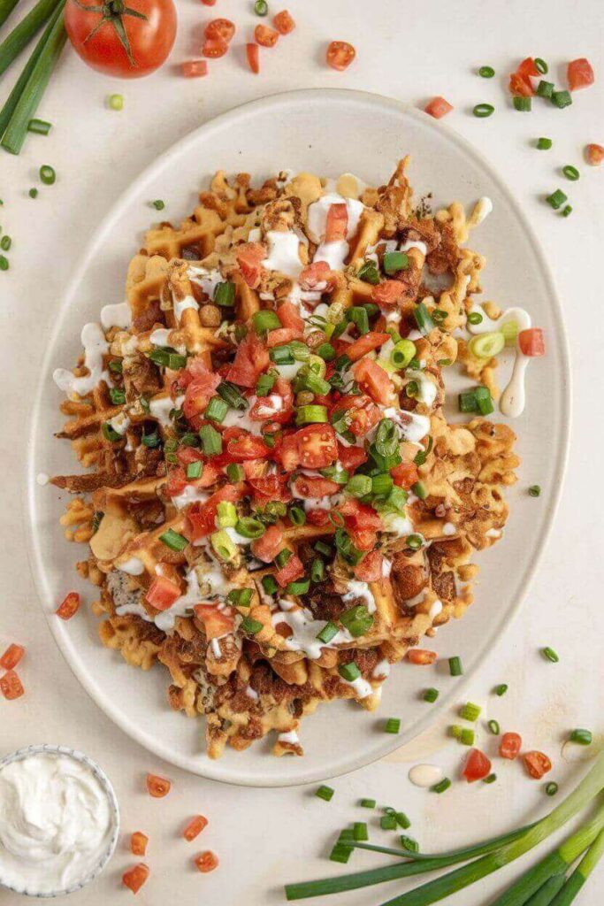Savory Pulled Pork Waffle Fries