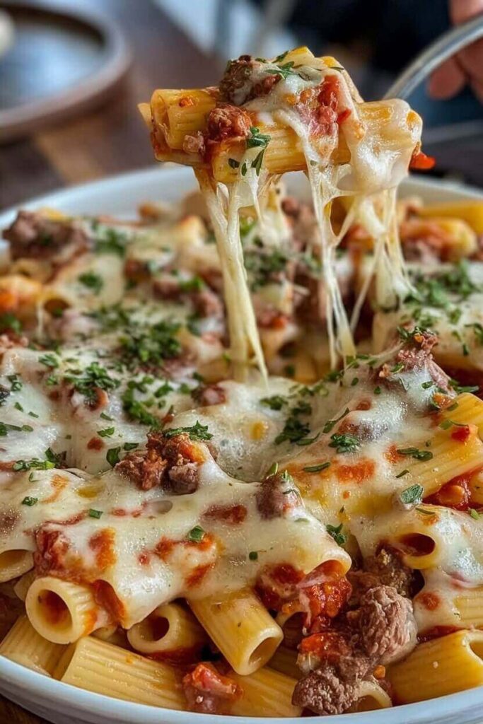 Savory Philly Cheesesteak Pasta Recipe