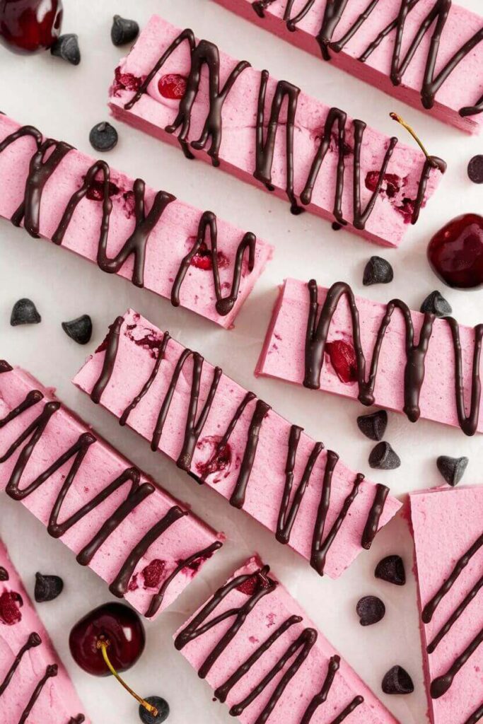 Cherry Chocolate Chip Shortbread Cookies Recipe